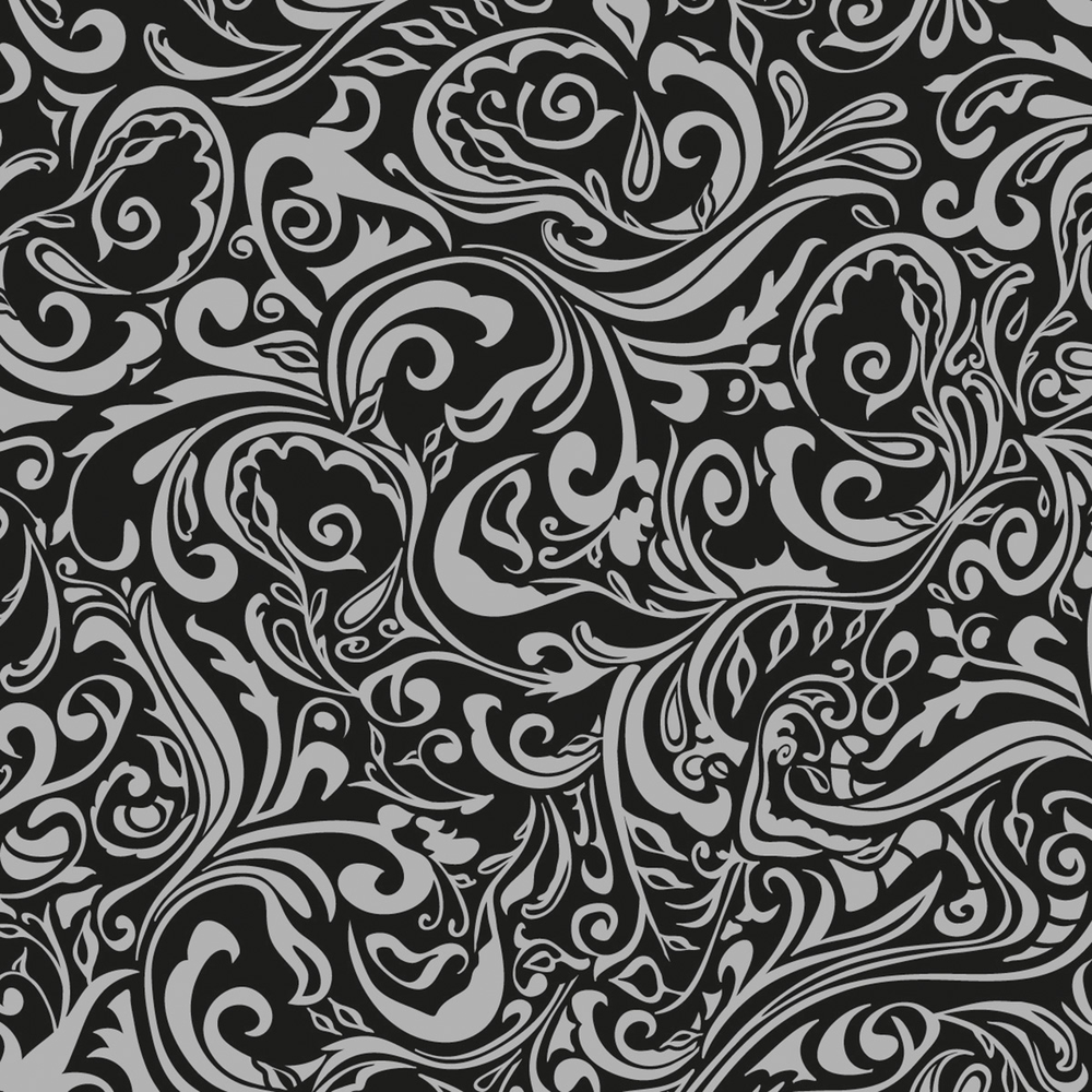 Mank Serviette Lias schwarz-silber 40 x 40 cm 1/4 Falz
