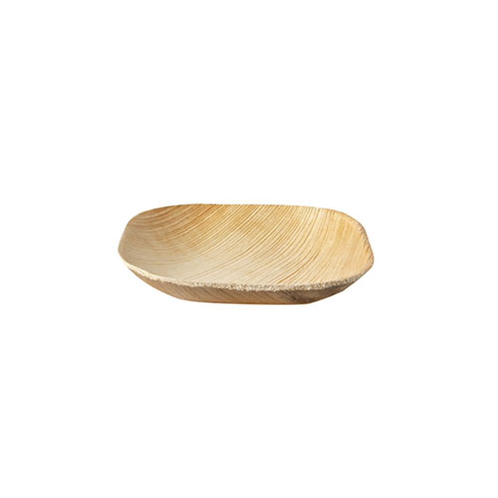 Papstar Teller, Palmblatt "pure" eckig 10 cm x 10 cm x 1,5 cm