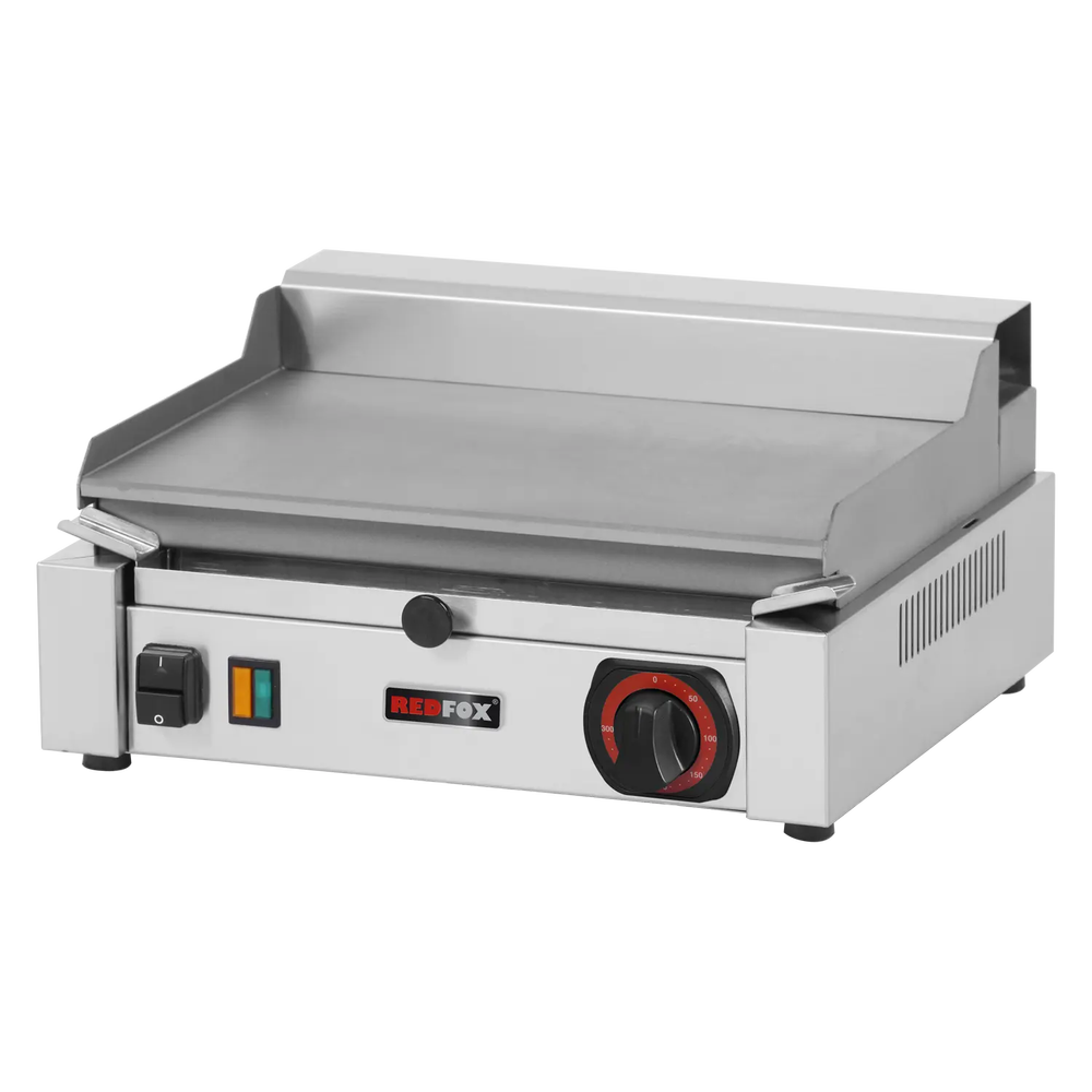 RM Gastro Grillplatte elektrisch glatt Tisch 230 V / REDFOX - PM 2015 BL