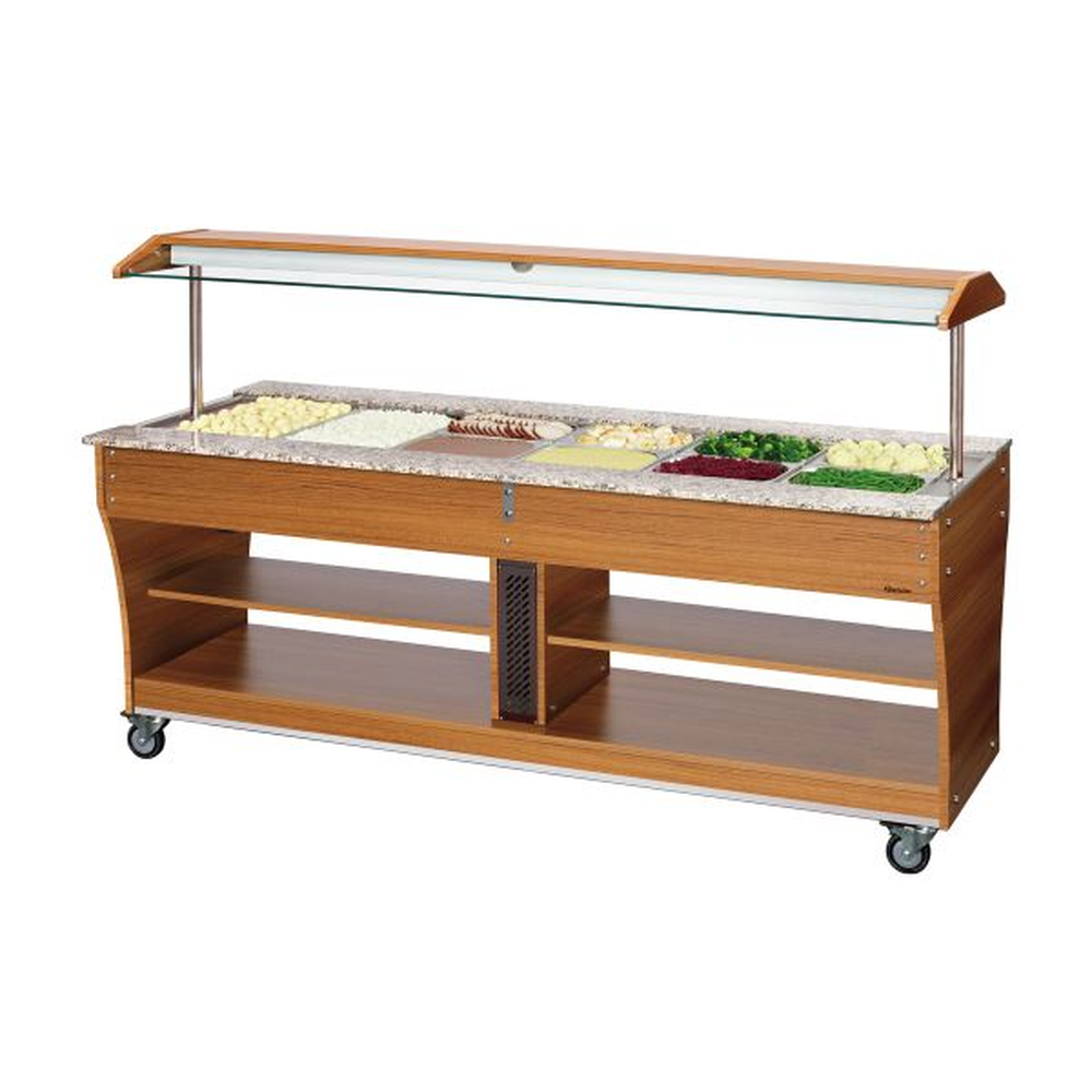 Bartscher Buffetwagen, warm, 6x 1/1 GN