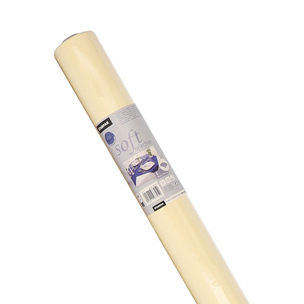 Papstar Tischdecke, stoffähnlich, Vlies "soft selection" 10 m x 1,18 m creme