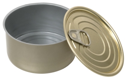 Contacto Konservendose mit Deckel, rund