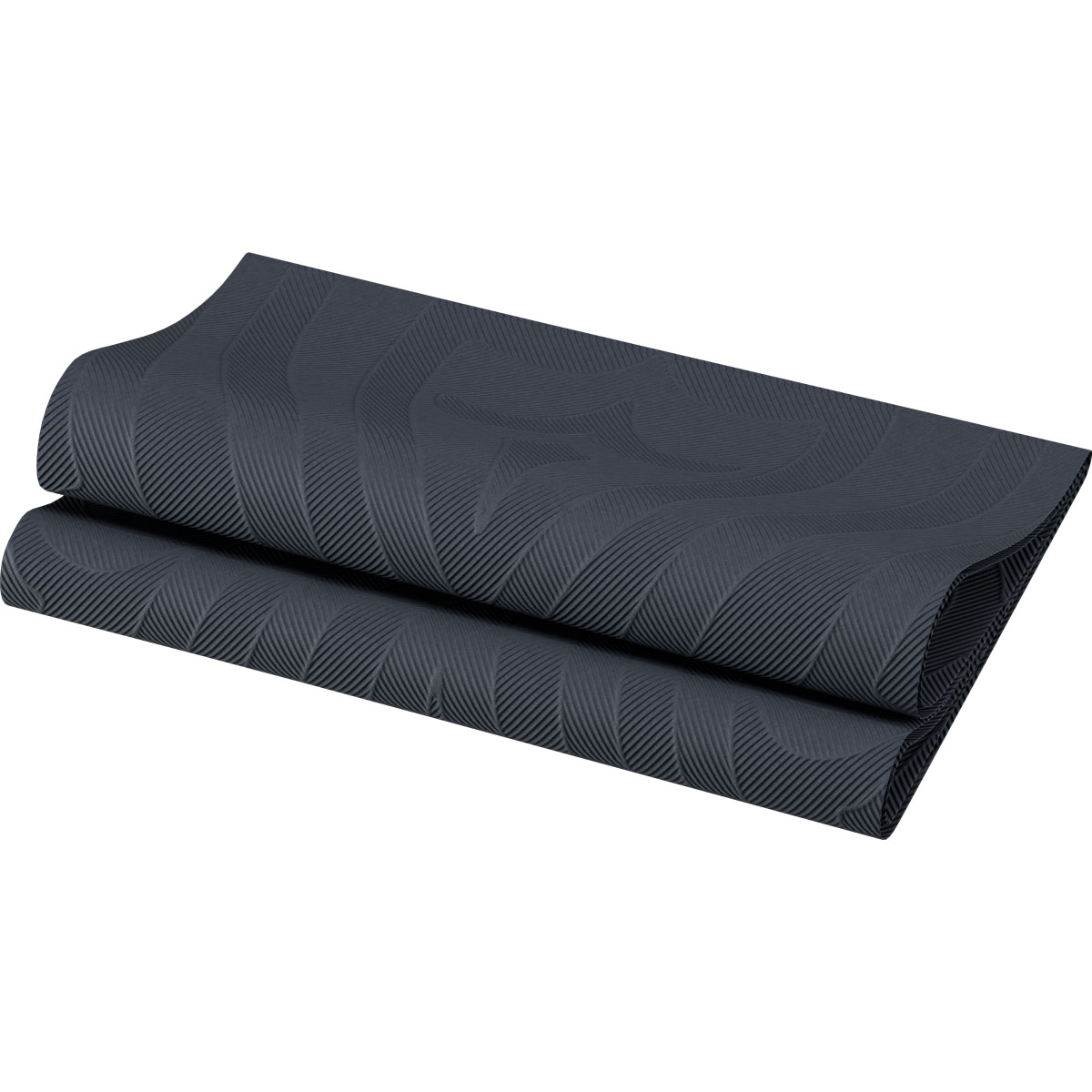 Duni Elegance-Servietten 40 x 40 cm 1/4 Falz Lily schwarz