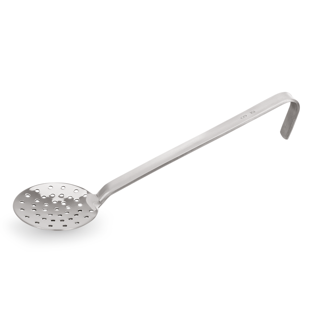 WAS Schaumlöffel KITCHEN TOOL 2085, Ø 12 cm, 23 cm, Perforation Ø 4 mm, Chromnic