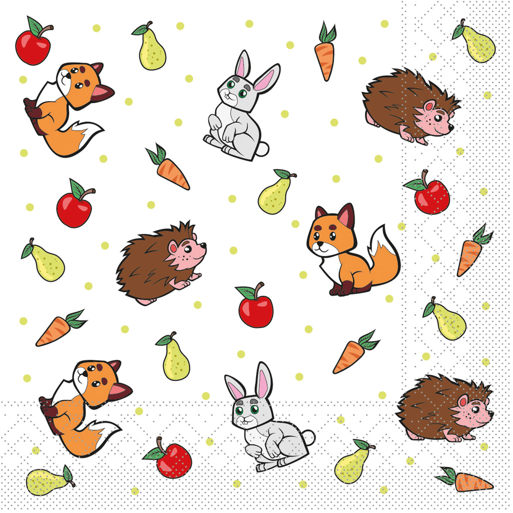 Mank Serviette Polly 33 x 33 cm 1/4 Falz
