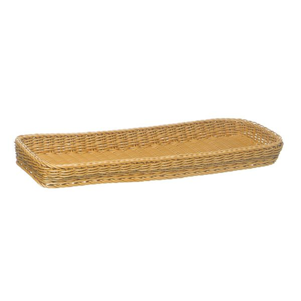 APS Tablett Bäcker-Maß 60 x 20 cm, H: 5 cm , Polypropylen, beige