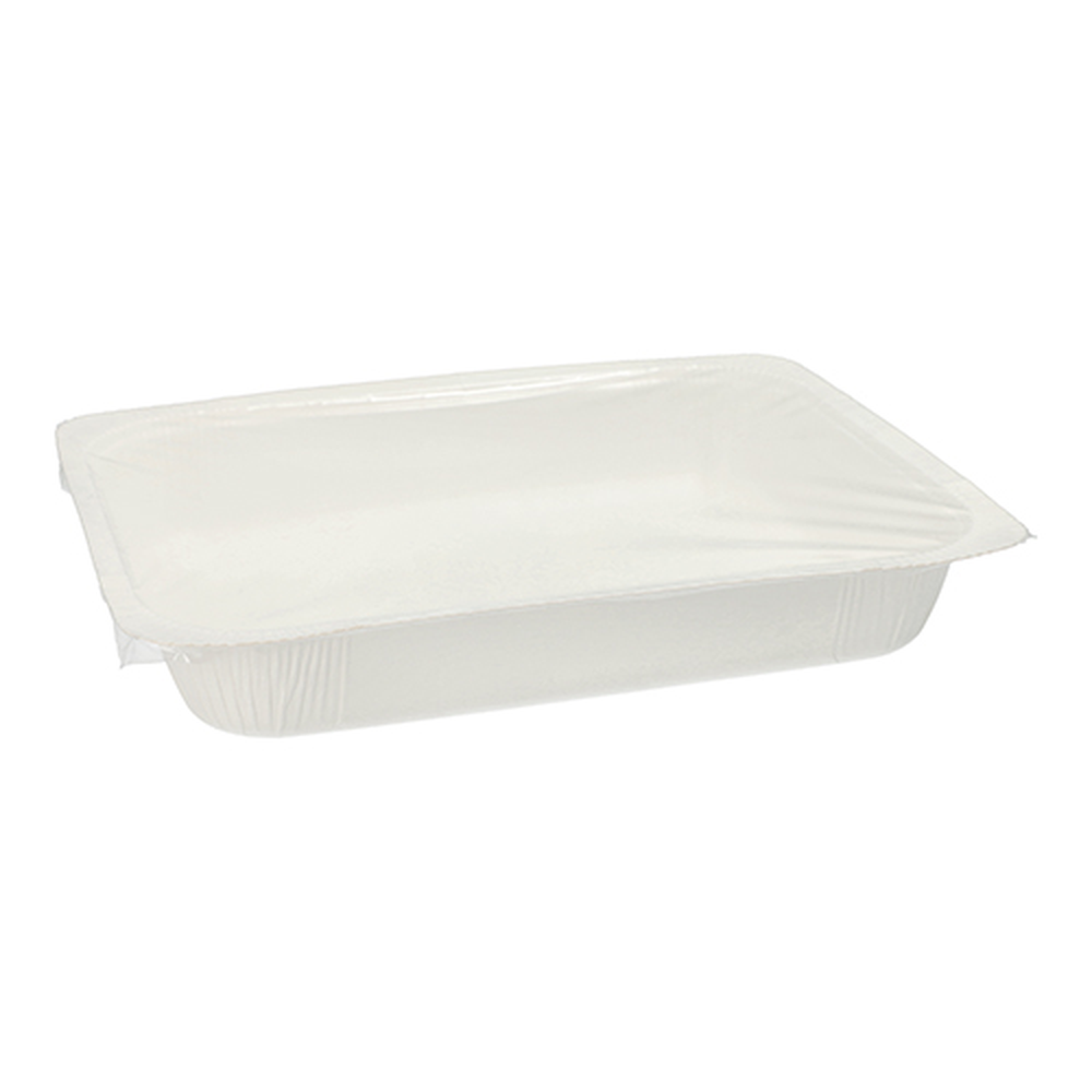 Papstar Siegelschalen, Pappe eckig 1200 ml 4,2 cm x 18,9 cm x 24,8 cm weiss