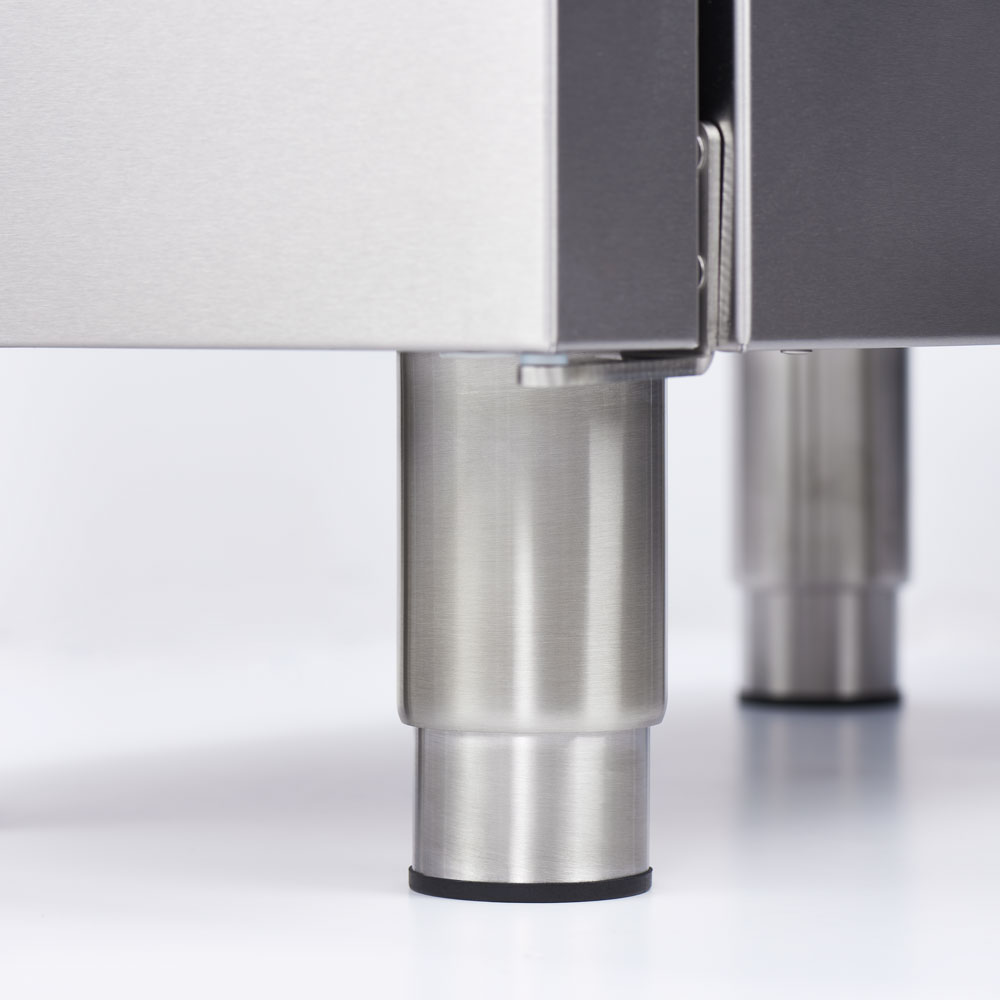 Stalgast Gas Fritteuse, 2x 7 Liter Doppelbecken, Serie 700 ND