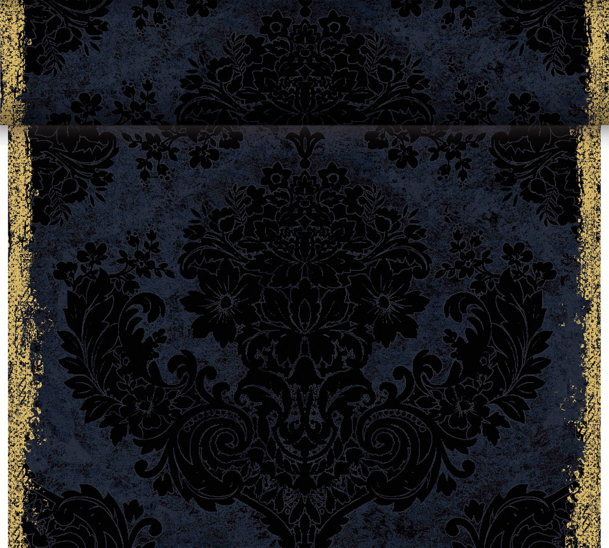 Duni Dunicel-Tischläufer Tête-à-Tête 24 m x 0,4 m (20 Abschnitte) Royal black
