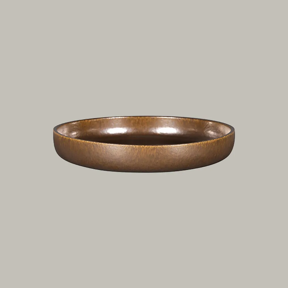 RAK Teller tief rund - rust Serie: Ease Ø 27.8 cm / Ht. 4.6 cm / Cont. 190 cl