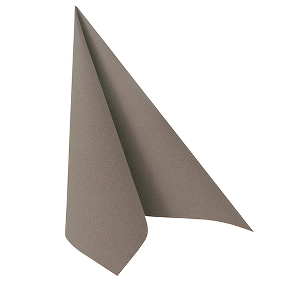 Papstar Servietten "ROYAL Collection" 1/4-Falz 40 cm x 40 cm grau
