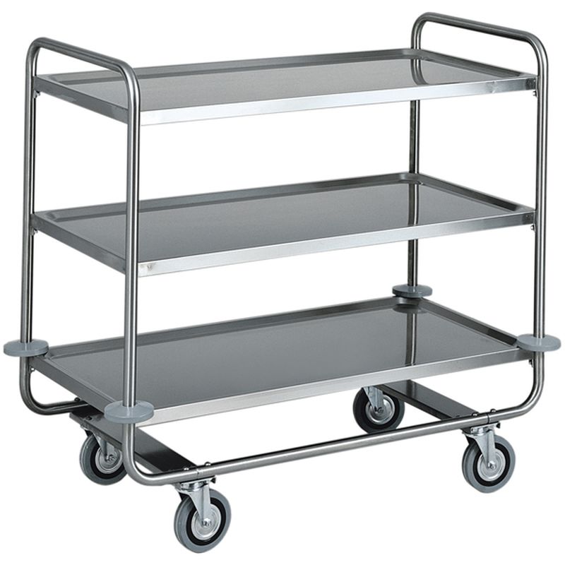 KBS Schwerlast-Servierwagen 1100 mit 3 Böden - 150 kg Traglast