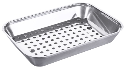 Contacto Grill-/ Abtropfschale 35 cm mit gelochtem Einsatz