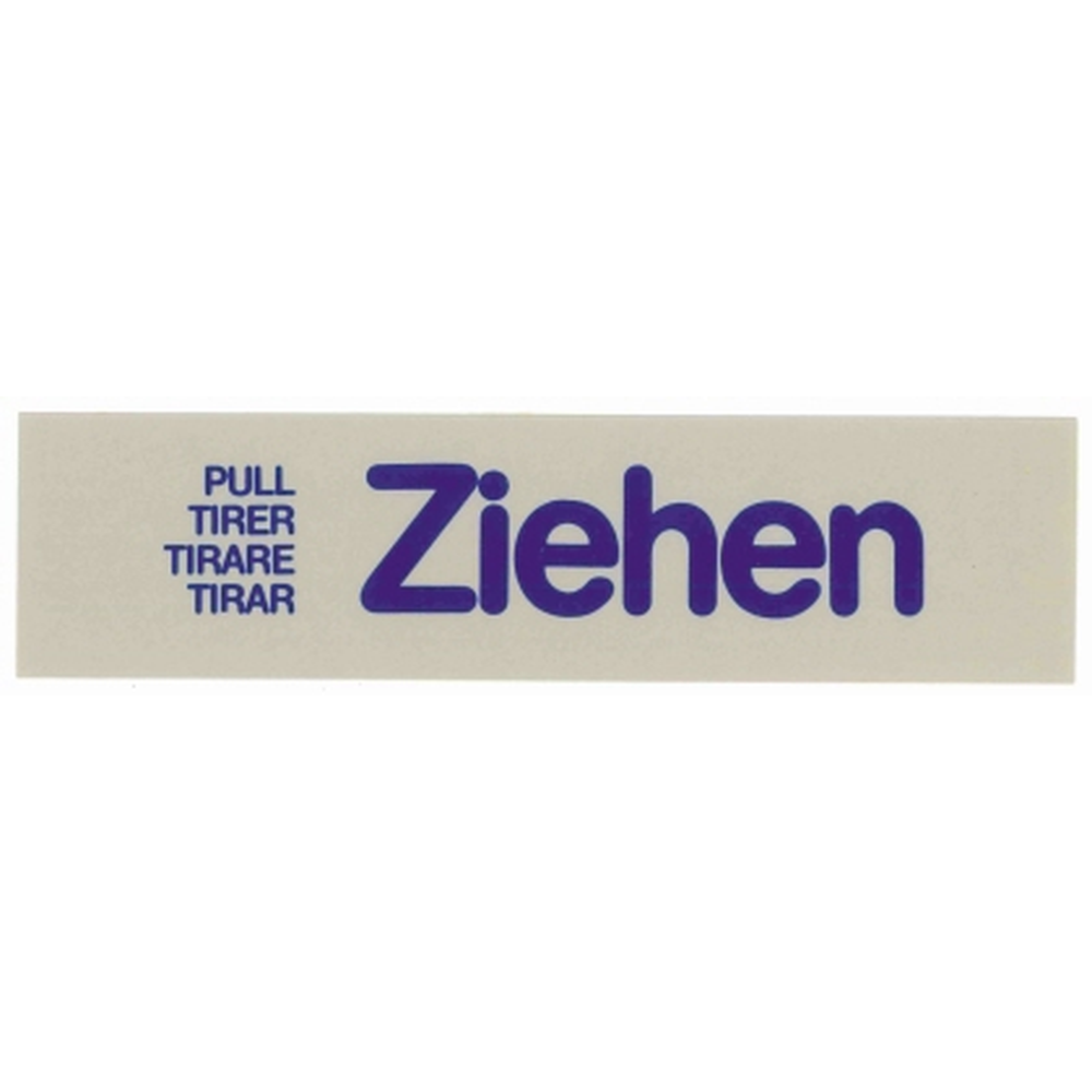 Contacto Wortschild ZIEHEN