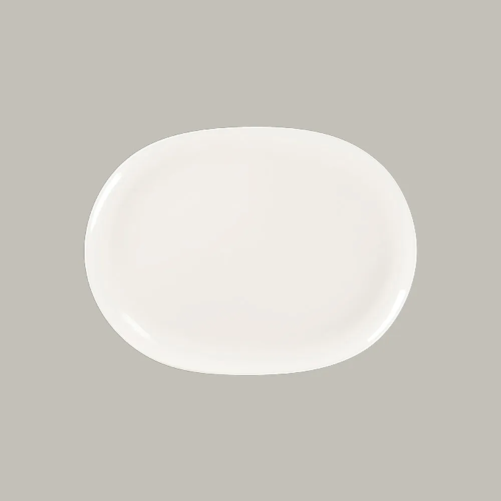 RAK Teller oval Serie: Nano L 35.1 cm / W 26.4 cm / Ht. 2.4 cm