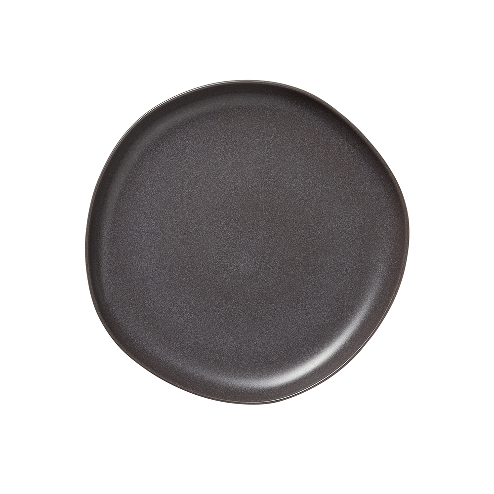 WAS Teller Set ROCKZZERO, flach, Ø 28 cm, Set á 6 Stück, stone grey, Steinzeug