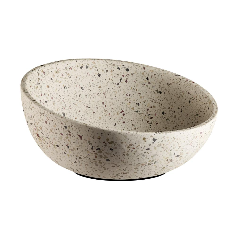 APS Schale -TERRAZZO- Ø 26 cm, H: 7,5 / 13 cm