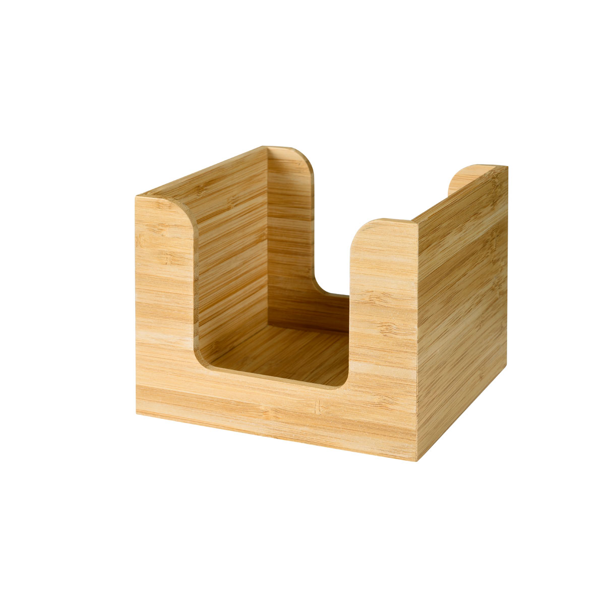Duni Serviettenständer für ca. 50 St. 13 x 13 cm Bambus