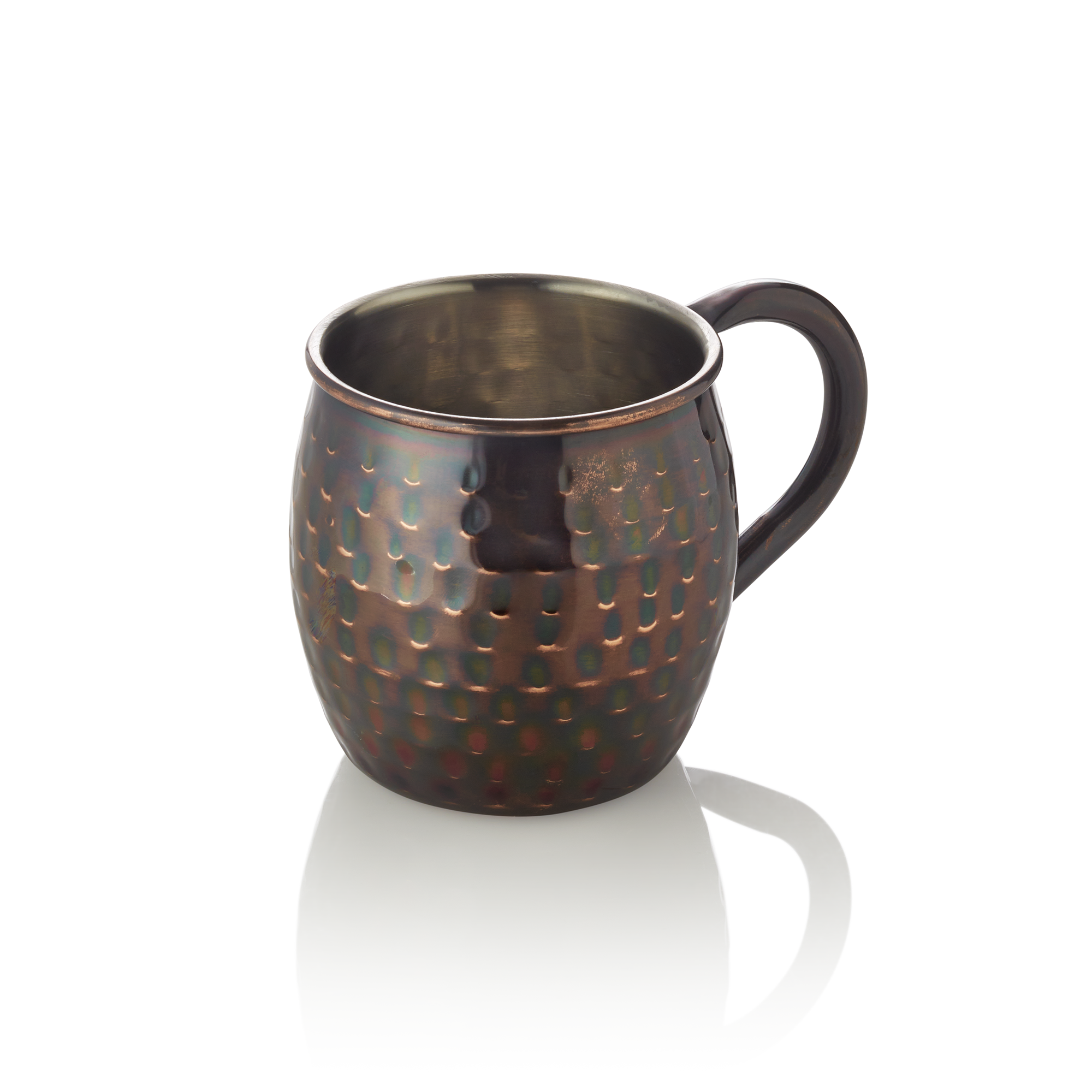 WAS Moscow Mule Set, 0,45 ltr., Ø 8,5 cm, Höhe 10 cm, antique, gehämmert, Set á 