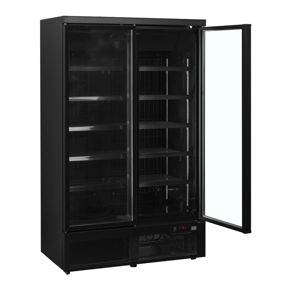 Nordcap Glastürtiefkühlschrank ATOM MAXI TK 2T-BB