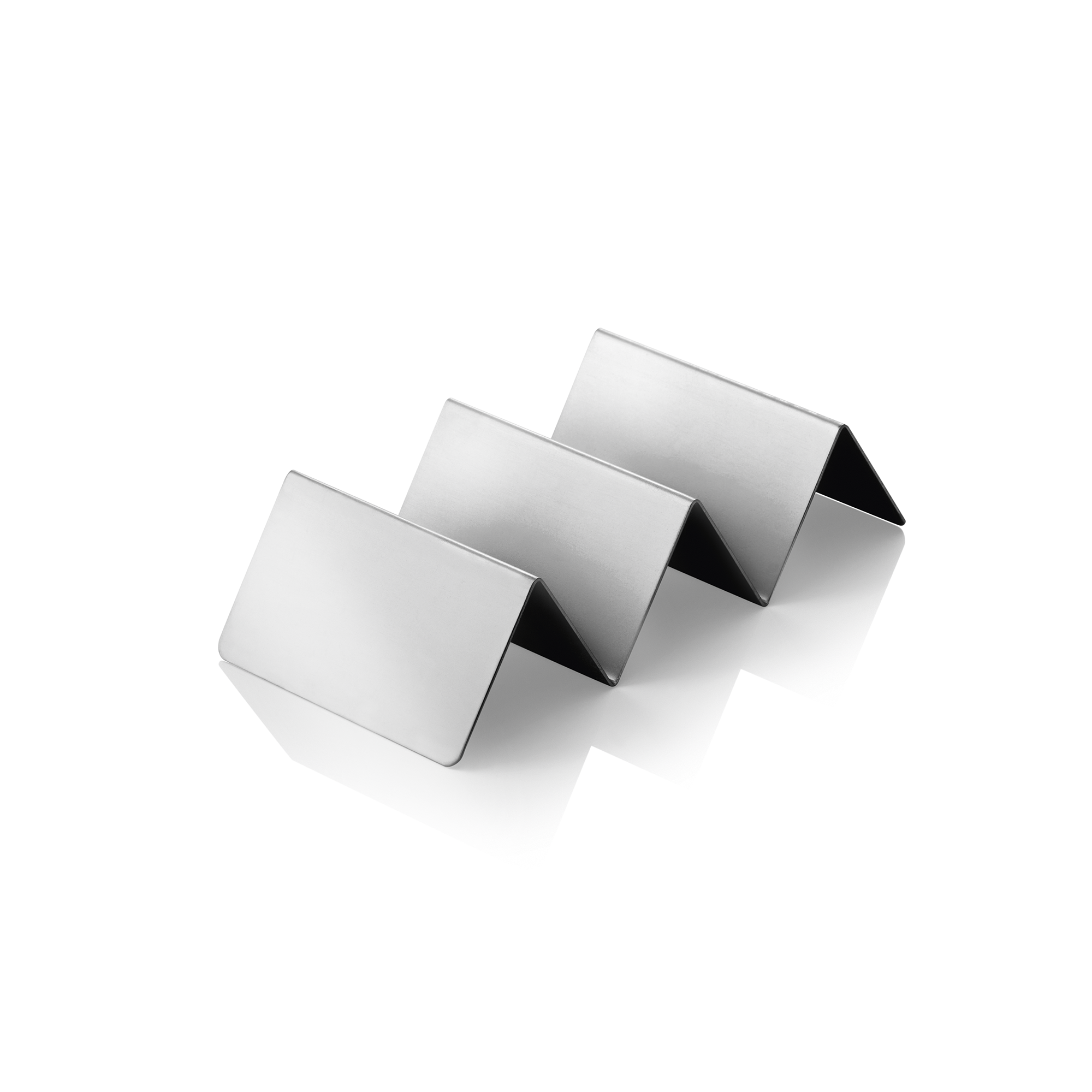 WAS Snackpresenter mit 2 Ablagen, 21 x 10 x 5 cm, Edelstahl