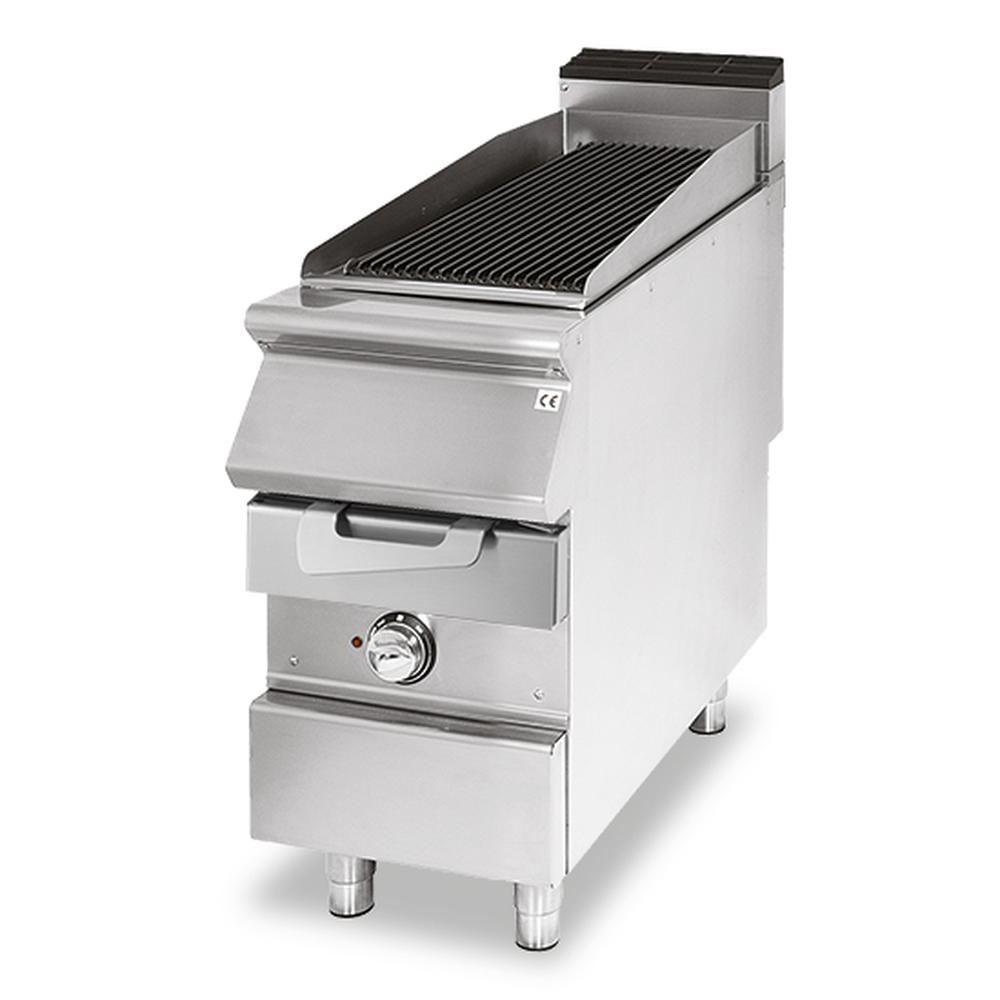 Virtus Elektro-Grill, Kochzone in Edelstahl, Fleisch/Fisch