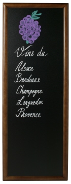Contacto Schreibtafel, 56x120cm, nuss