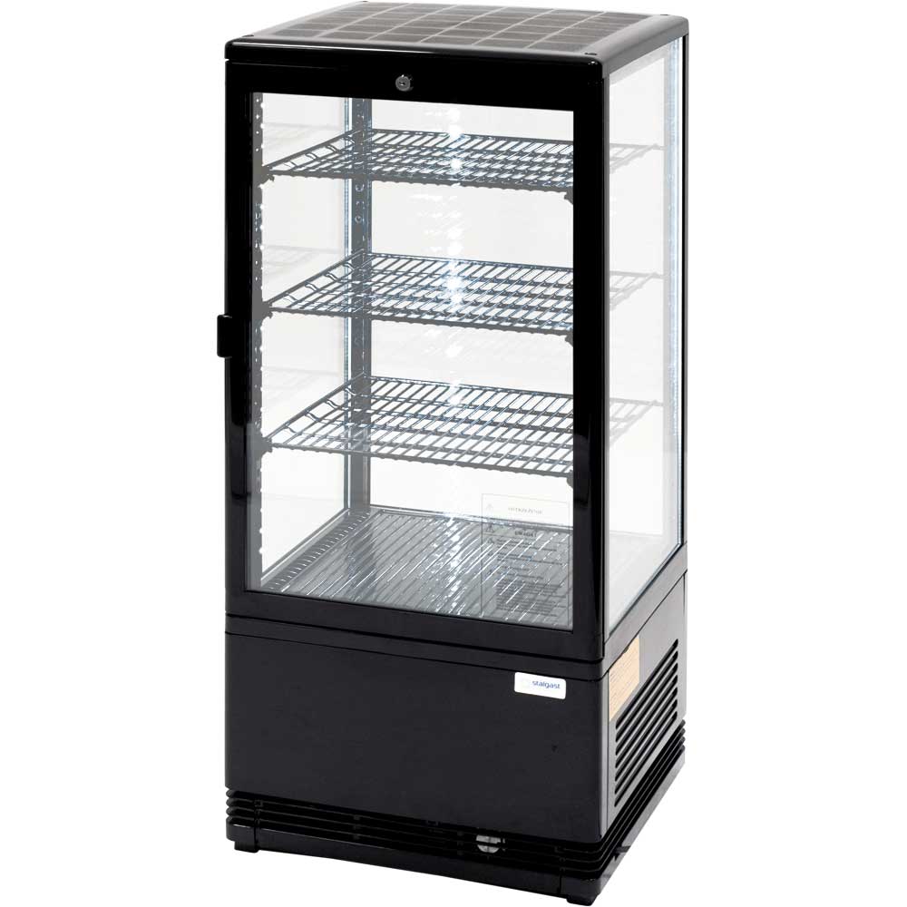 Stalgast Kühlvitrine PAN4L mit Umluftkühlung, 78 Liter