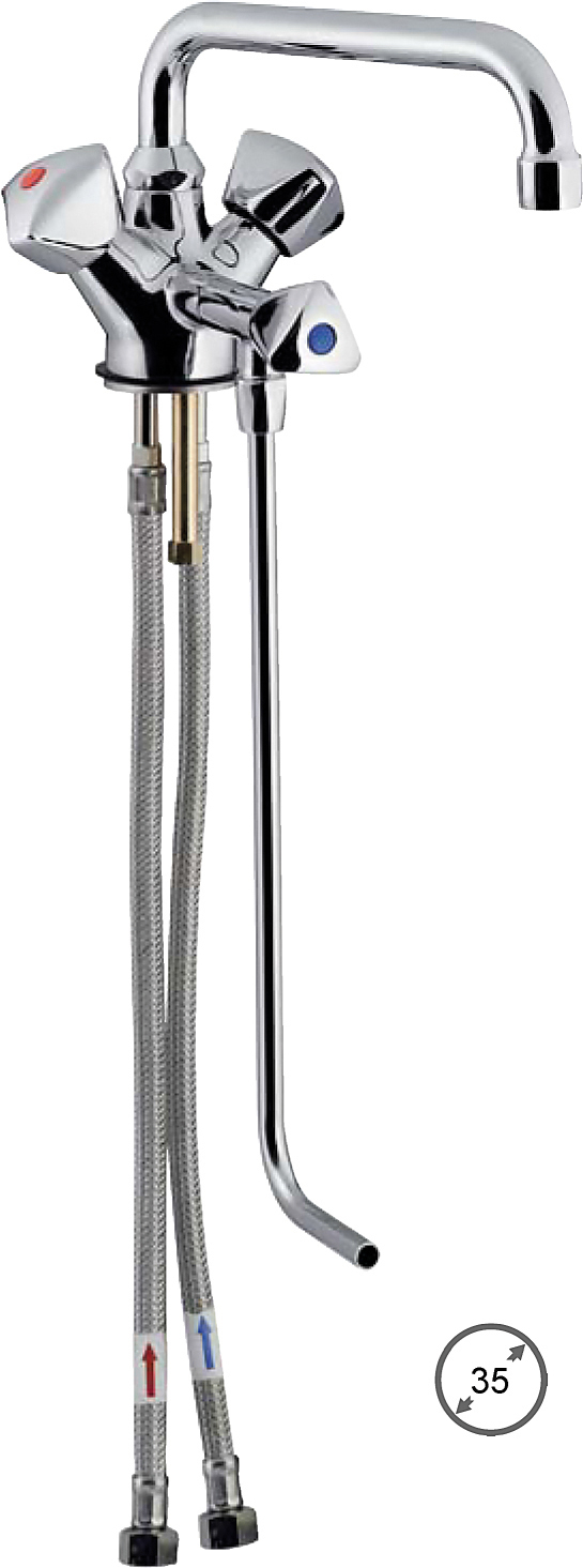 Nordcap  Mischbatterie Niederdruck, 1 Becken