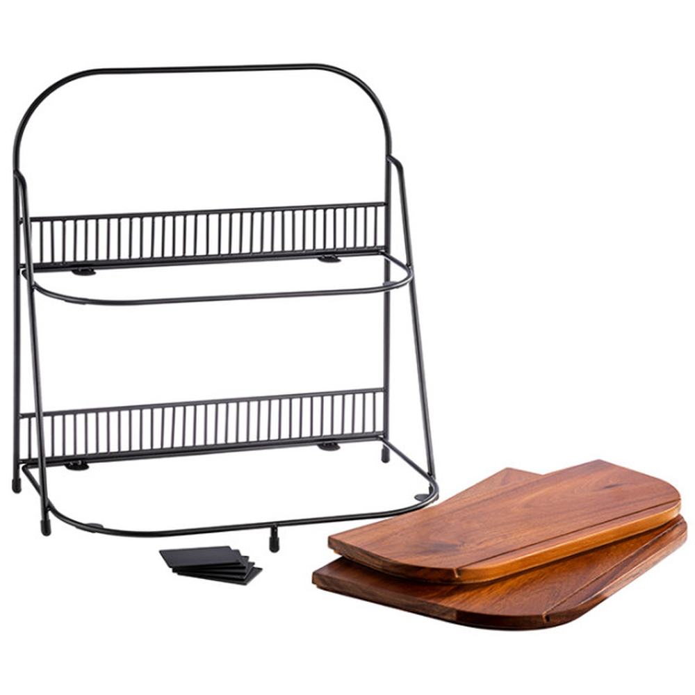 APS 2-stufige Etagère 35,5 x 21 cm, H: 40 cm