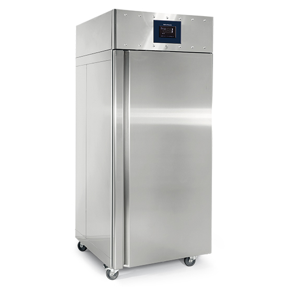 Virtus Bäckereikühlschrank 850 Liter aus Edelstahl, 56x 600x400 mm, -2°/+8°C