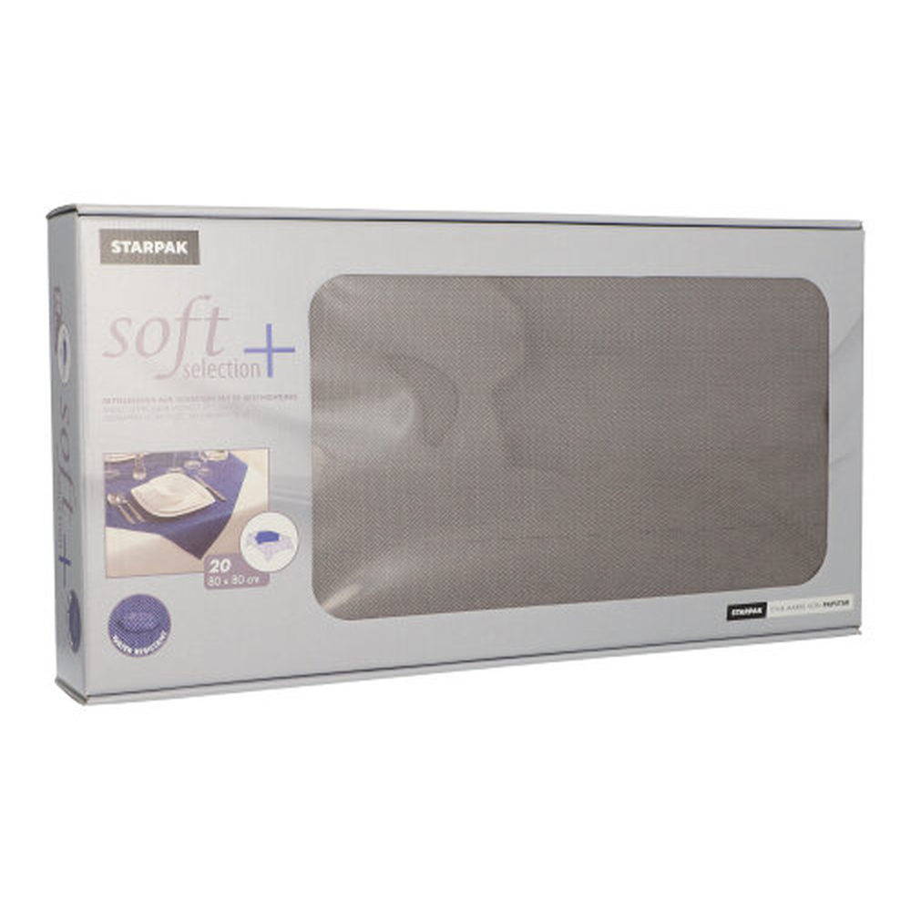 PAPSTAR Mitteldecken, stoffähnlich, Vlies soft selection plus 80 cm x 80 cm