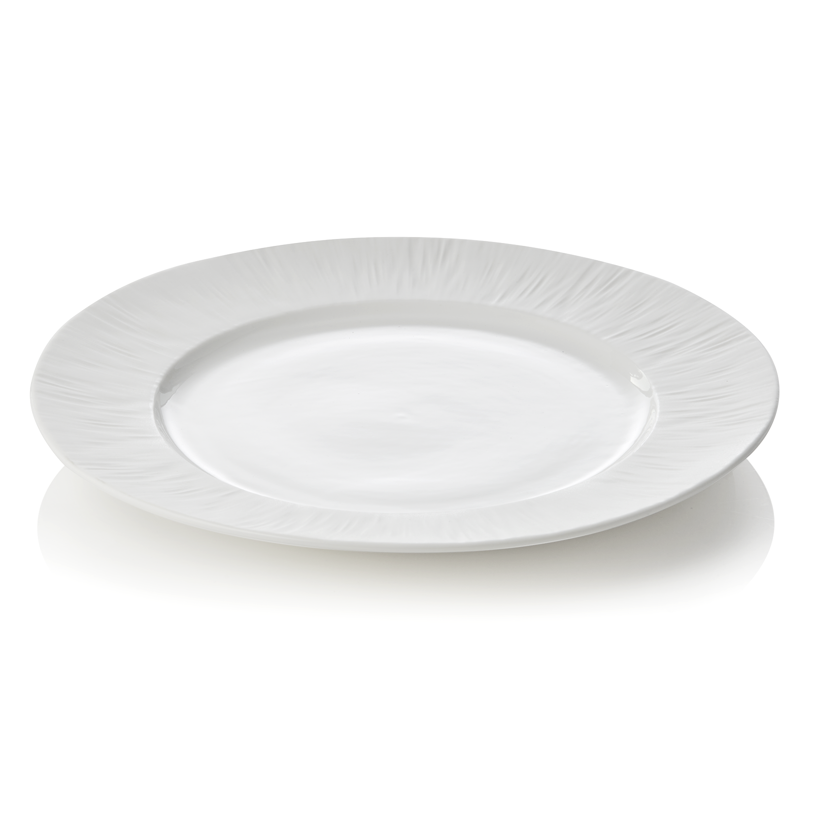 WAS Teller Set MAYA SHIRO, flach, Ø 30 cm, weiß, Set á 2 Stück, Porzellan