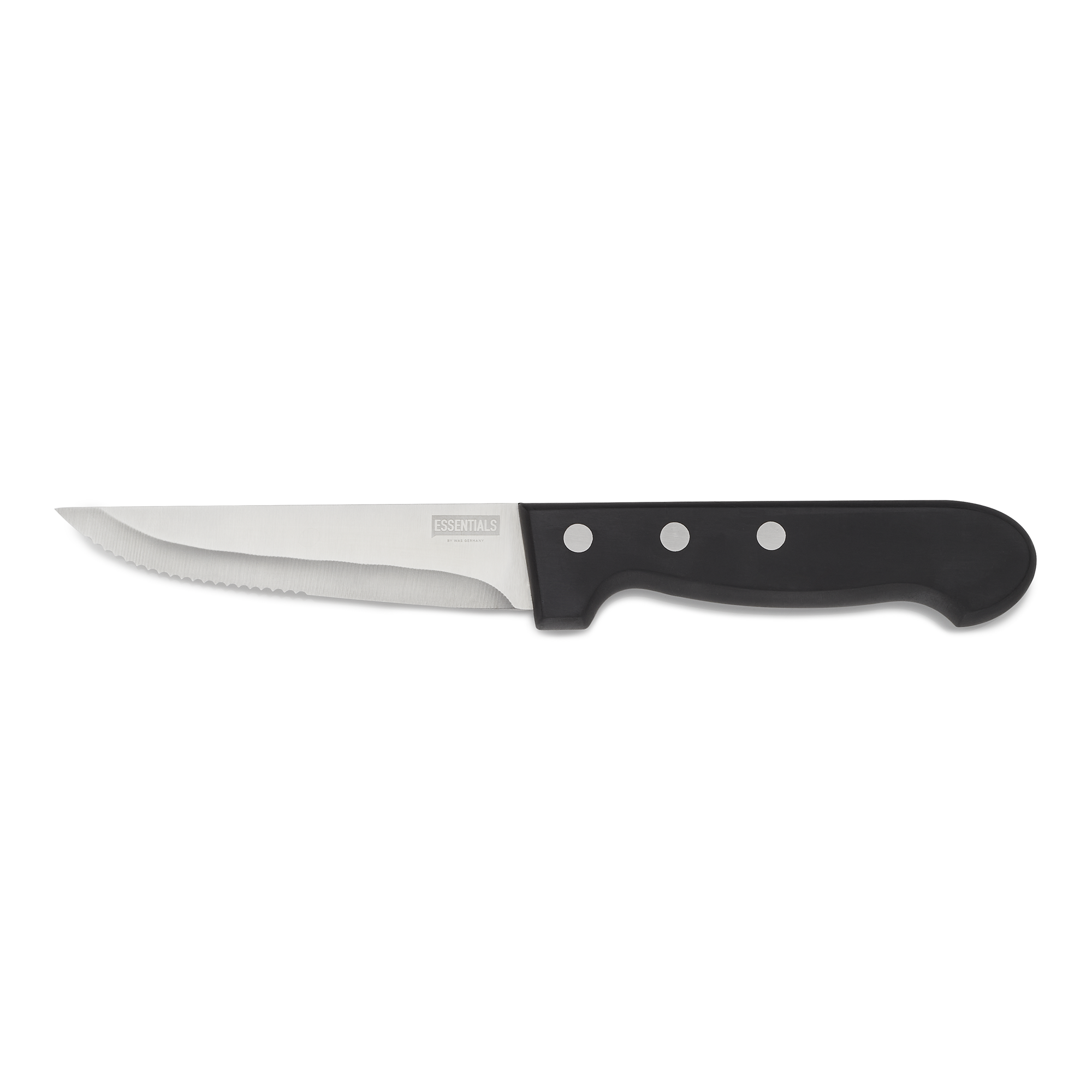 WAS Steakmesser Set mit ABS Kunststoffgriff, 25 cm, Set á 6 Stück, ABS Kunststof