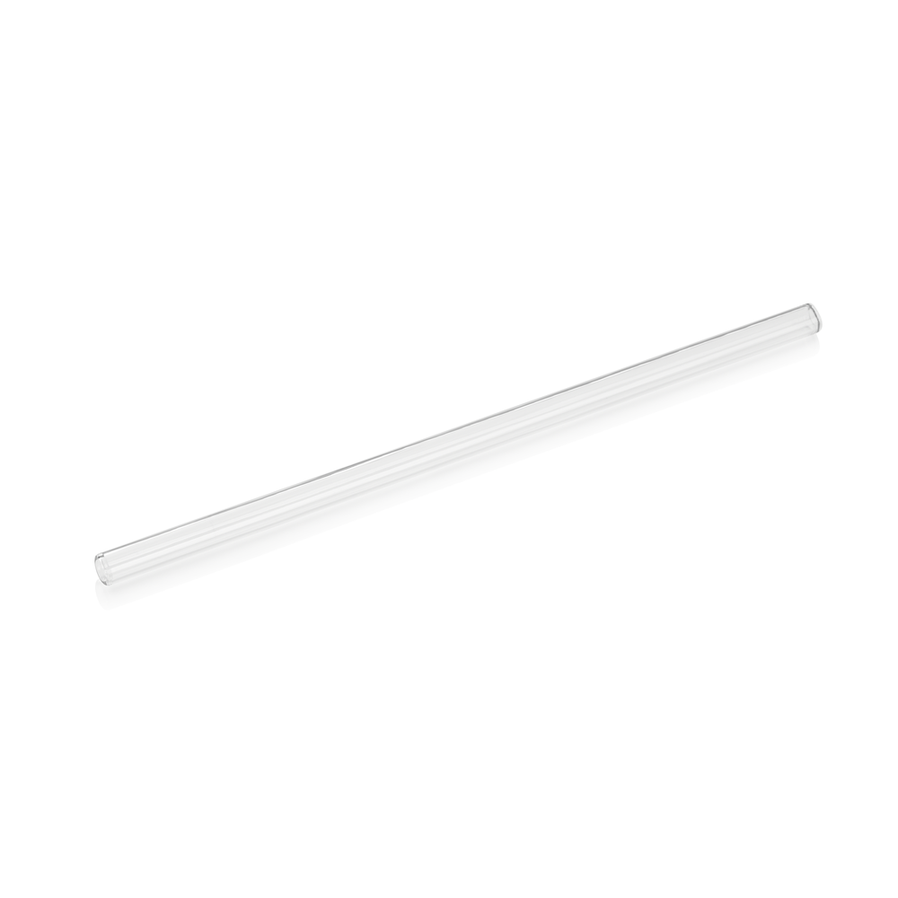 WAS Glastrinkhalm mit Bürste Set, Ø 8 mm, 20 cm, Set á 10 Stück, Glas