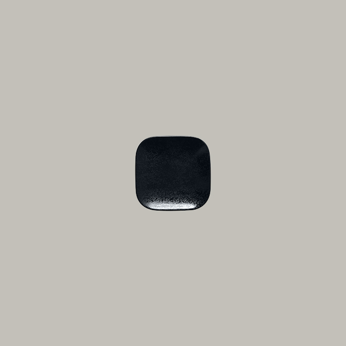 RAK Teller quadratisch  Serie: Karbon L 10.9 cm / W 10.9 cm / Ht. 1.7 cm