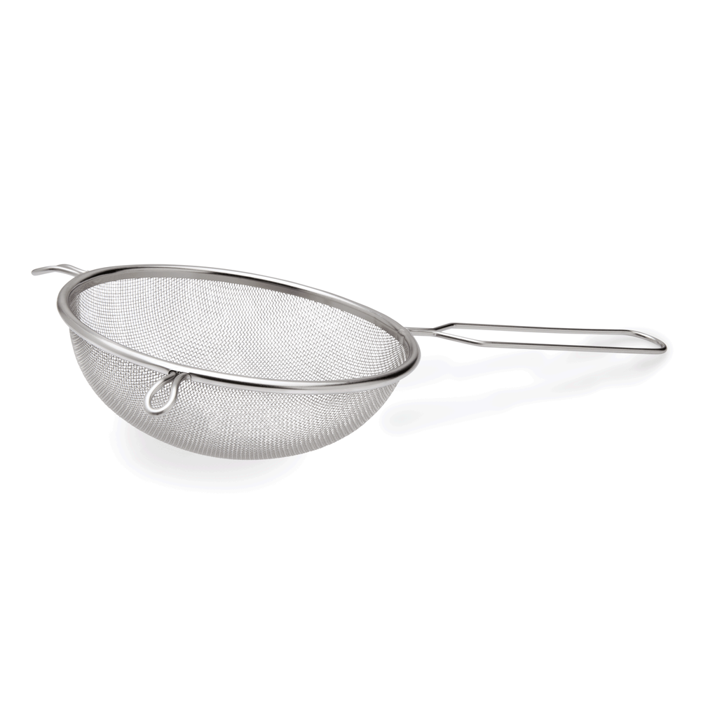 WAS Küchensieb Set, Ø 15 cm, Maschenweite 1,5 mm, Set á 4 Stück, Chromnickelstah