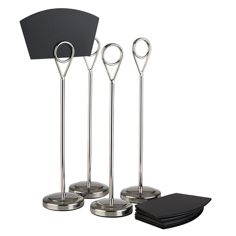 APS Kartenhalter, 4er Set Ø 5 cm, H: 20,5 cm