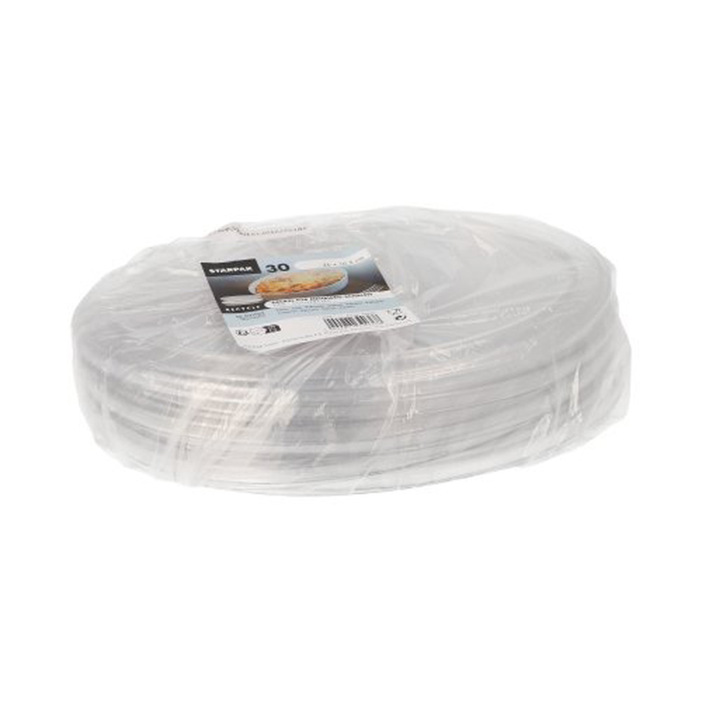 Papstar Deckel PET für Schalen oval 1 cm x 16,5 cm x 26 cm glasklar "Cella"