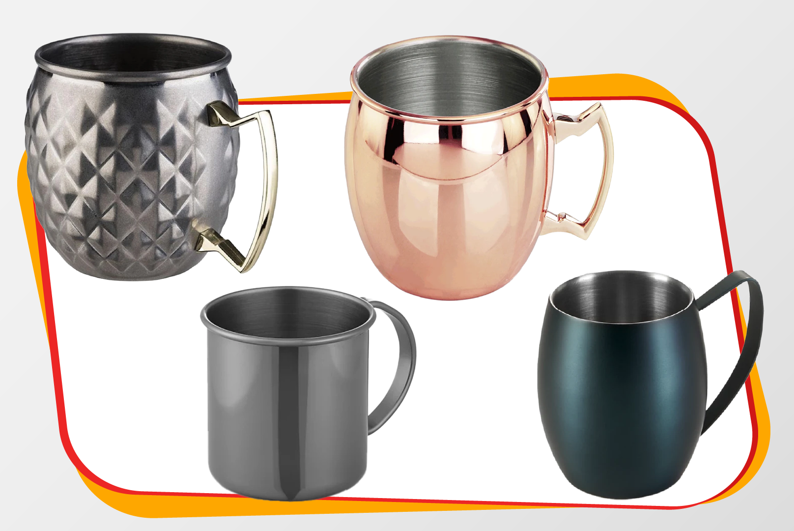 Becher, Tasse, Kaffeetasse, Metallbecher, Riffelmuster