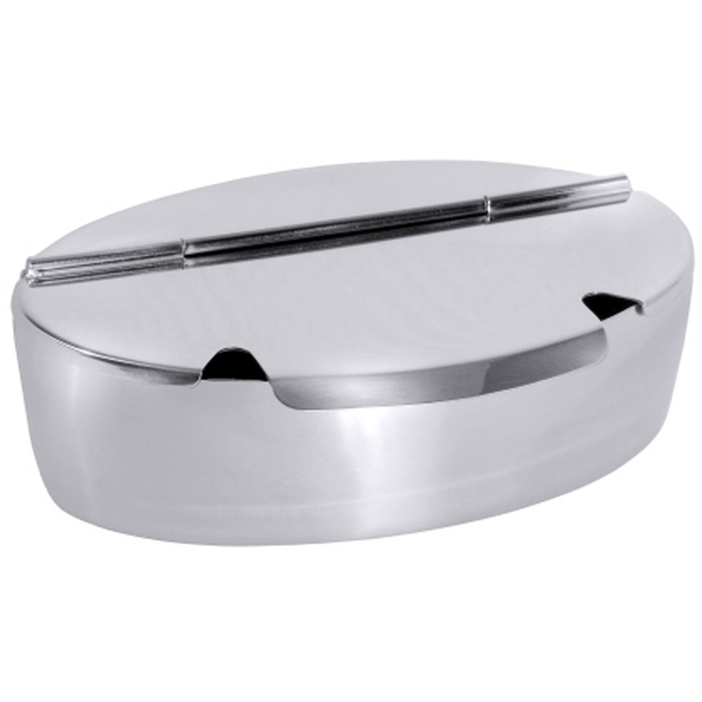 Contacto Zuckerdose, oval, Deckel mit zwei Löffelausschnitten