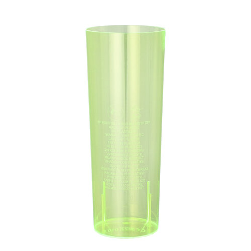 Papstar Gläser für Longdrinks, PS 0,3 l Ø 5,85 cm · 15,2 cm gelb