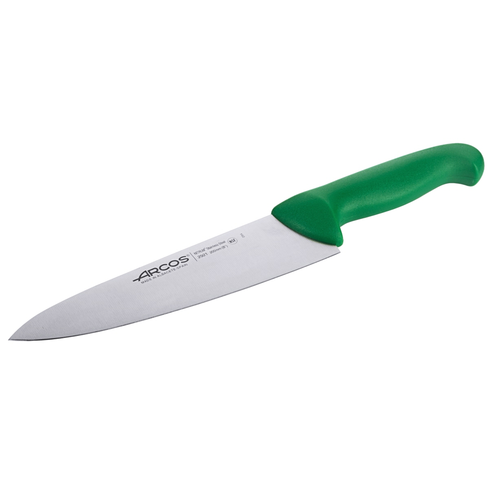 Contacto Kochmesser HACCP grün /Klingenlänge: 18 cm, Klingenlänge: 7 Zoll