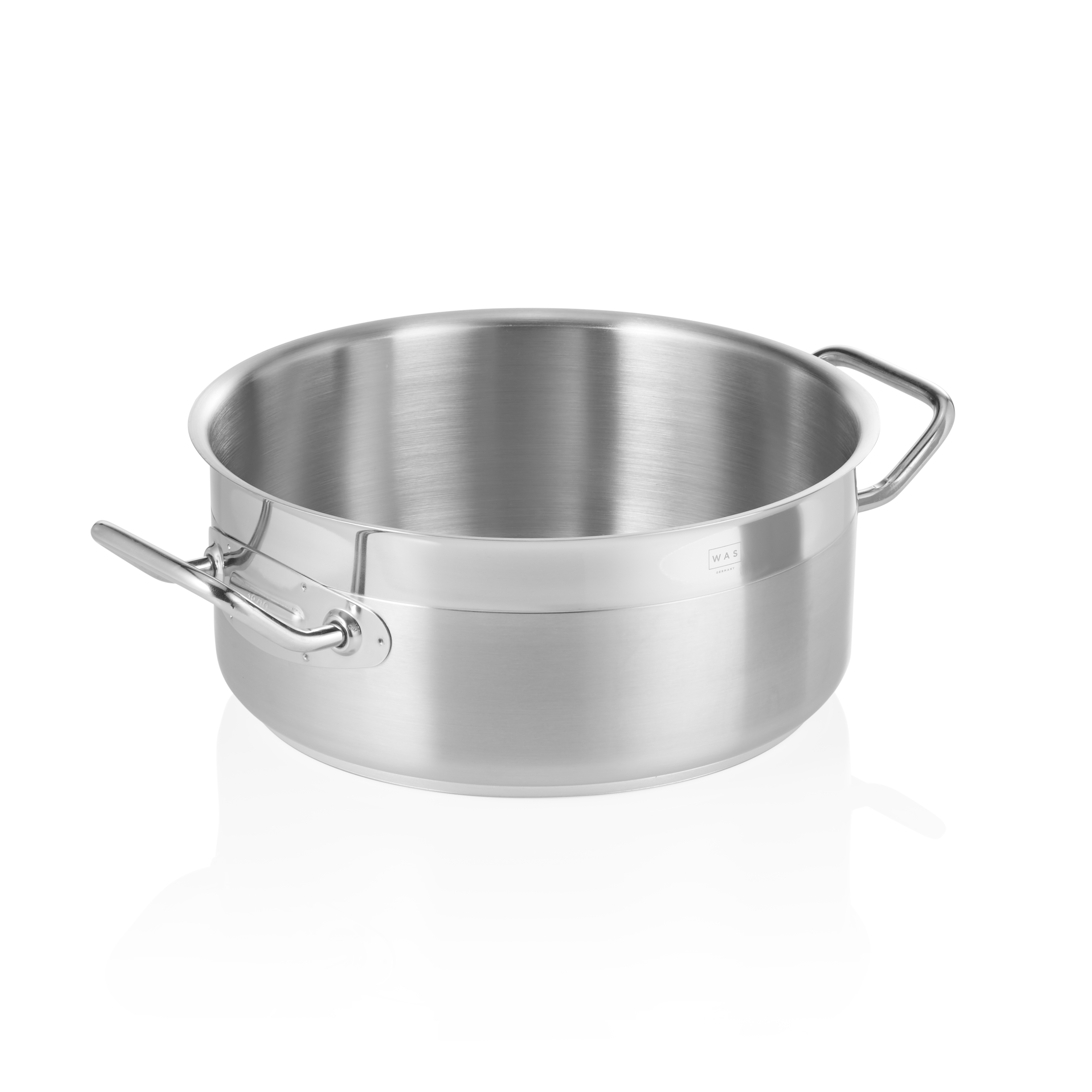 WAS Bratentopf COOKWARE 21, Ø 28 cm, 7 ltr., Chromnickelstahl 18/10