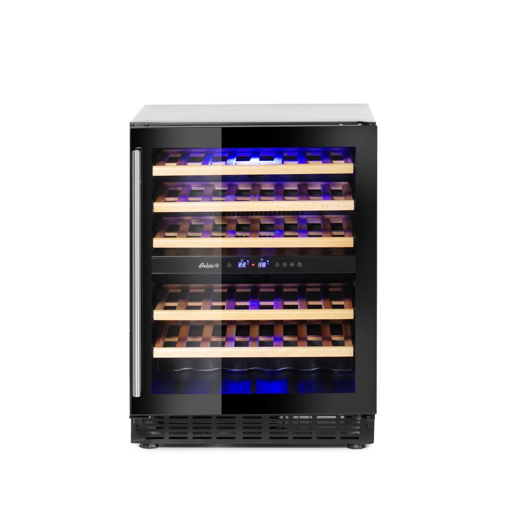 Hendi Weinkühlschrank, 2 Zonen, 46 Flaschen, Arktic, 133L, 220-240V/90W, 595x646