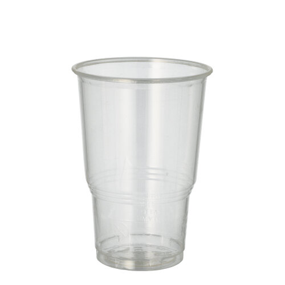 PAPSTAR Kaltgetränkebecher, PLA pure 0,25 l Ø 7,8 cm · 11 cm glasklar mit S