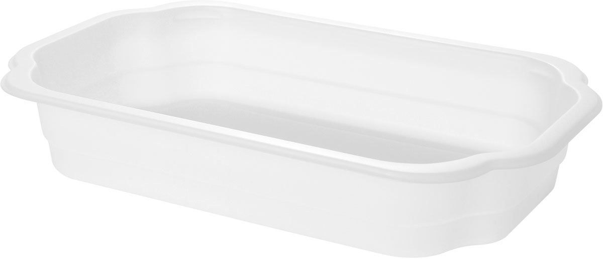 Duni Biokunststoff Schale Take-Away 1-geteilt 250 x 159 x 43 mm