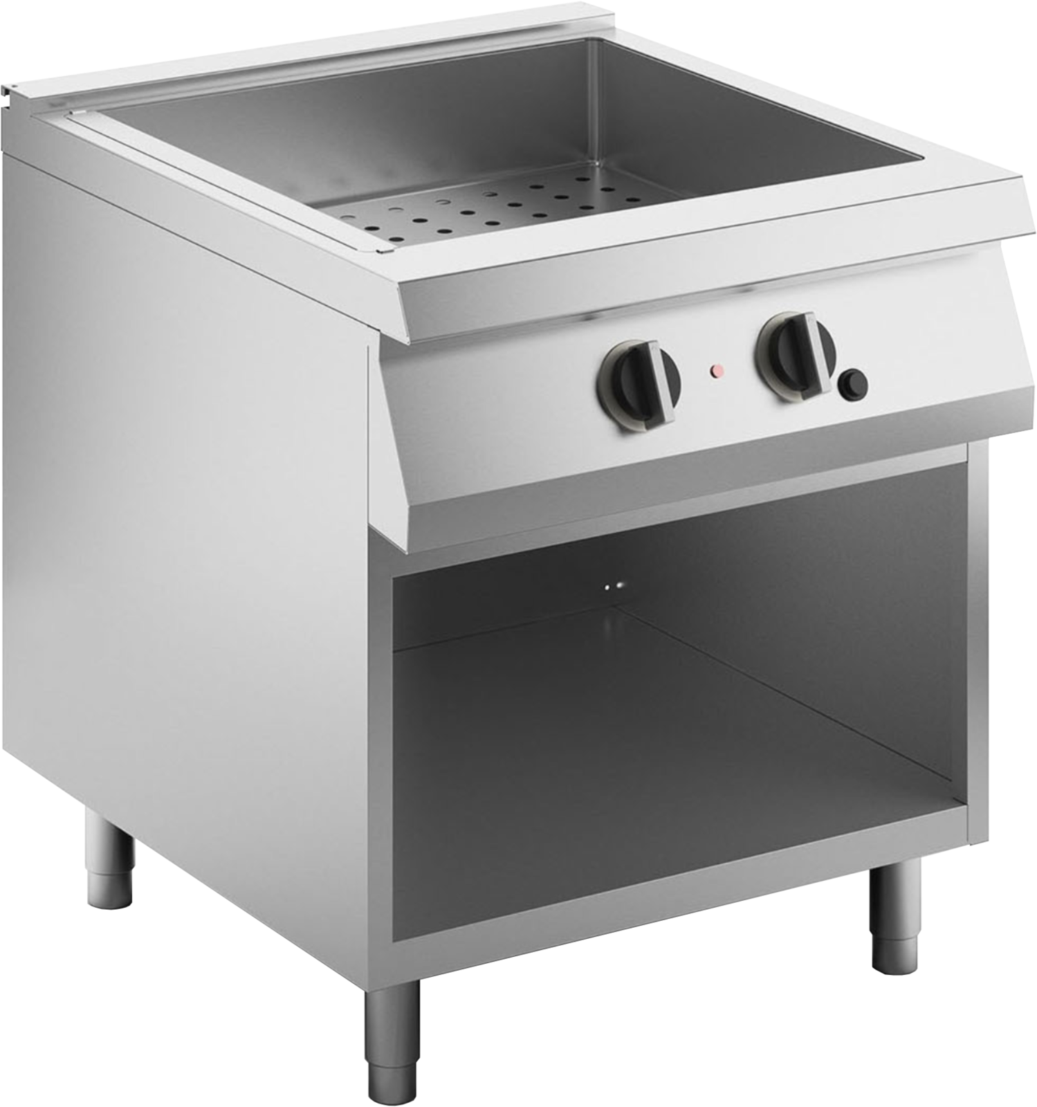KBS Elektro-Bainmarie 1 Becken GN 2/1 offener Unterbau
