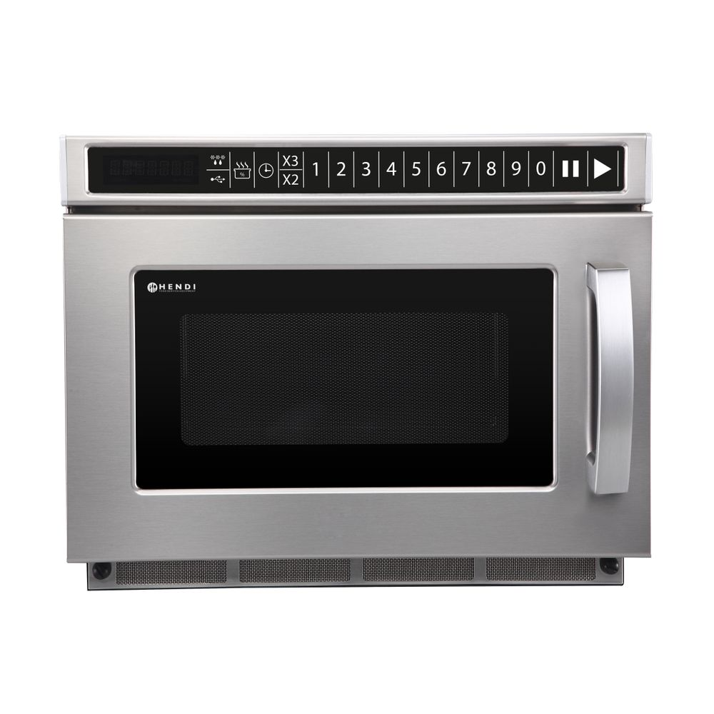 Mikrowelle, Stainless Steel, Einbaugerät, Frontdisplay, Grillfunktion