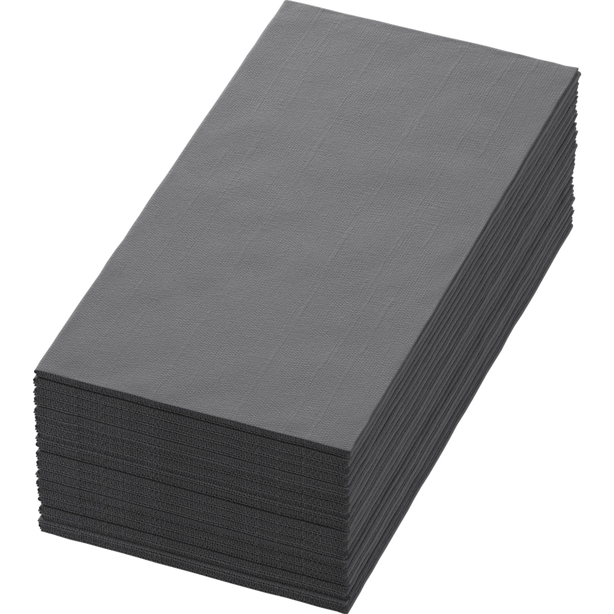 Duni Bio-Dunisoft-Servietten 40 x 40 cm 1/8 Buchfalz granite grey
